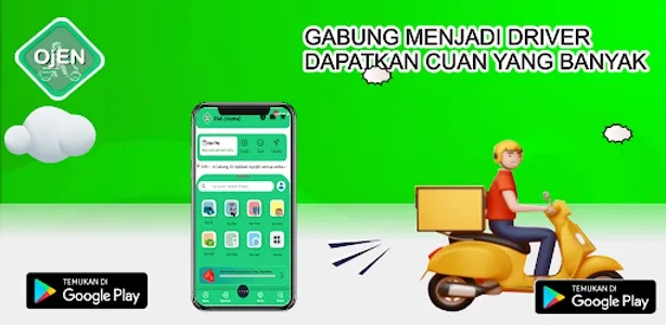 OJEN - Ojek Online dan Belanja screenshot 1
