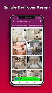 Bedroom Designs with Ideas screenshot 4