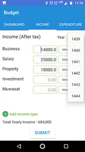 My Budget App screenshot 2