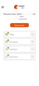 Cargo411 screenshot 1