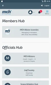 MCH My Club Hub screenshot 1
