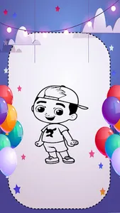 Jogo luccas neto coloring screenshot 2