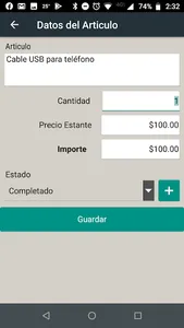 Mi carrito de compras screenshot 2