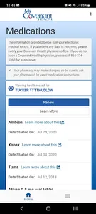 MyCovenantHealth screenshot 3
