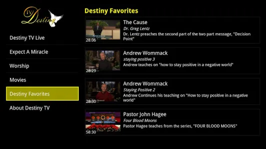 Destiny TV screenshot 1