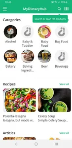 MyDietaryHub screenshot 2