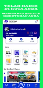 DJek - Delivery Ojek screenshot 1