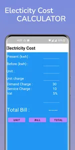 Electricity Cost See screenshot 2