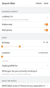 MFM myfitmatch screenshot 3