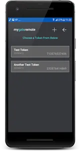 MyGateRemote Token screenshot 1