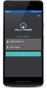 MyGateRemote Token screenshot 2