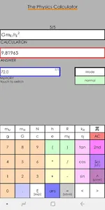 Physics Calculator for High Sc screenshot 0