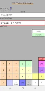 Physics Calculator for High Sc screenshot 1