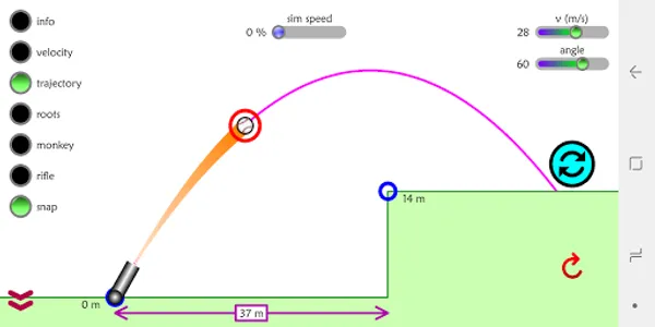 Projectile Motion for High Sch screenshot 0