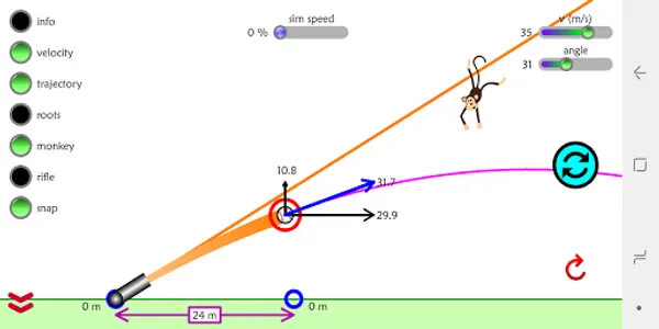 Projectile Motion for High Sch screenshot 1