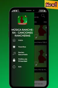 Música Ranchera Mexicana App screenshot 1