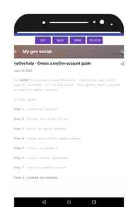Mygov App  Register Guide screenshot 1