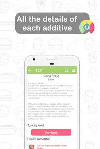 Avoid Food Additives - Scan it screenshot 1