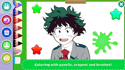 MY Hero Academia coloring book screenshot 0