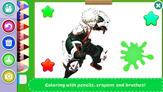 MY Hero Academia coloring book screenshot 2