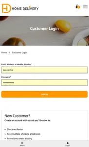 Home delivery screenshot 8