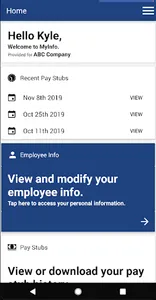 MyInfo Mobile screenshot 1