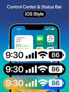 iOS Control Center, Status Bar screenshot 4