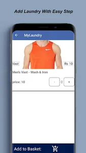 MyLaundry - Drycleaner screenshot 1
