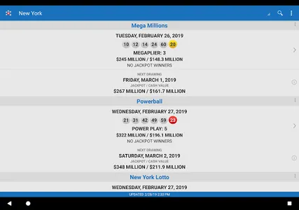 Lotto Results - Lottery in US screenshot 17