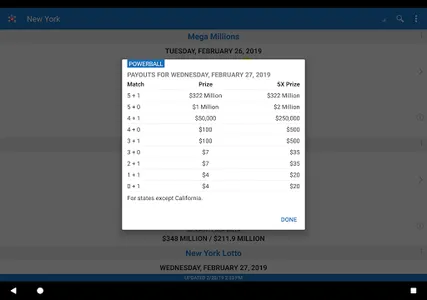 Lotto Results - Lottery in US screenshot 23