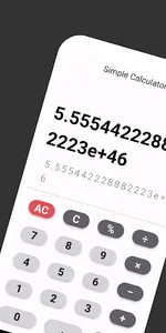 Simple Calculator App screenshot 1