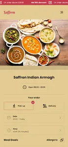 Saffron Indian Armagh screenshot 0