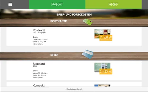 Versandpreis screenshot 6