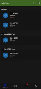 MAnTAp - MAIDAM Attendance screenshot 1