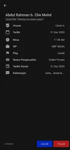 MAnTAp - MAIDAM Attendance screenshot 2