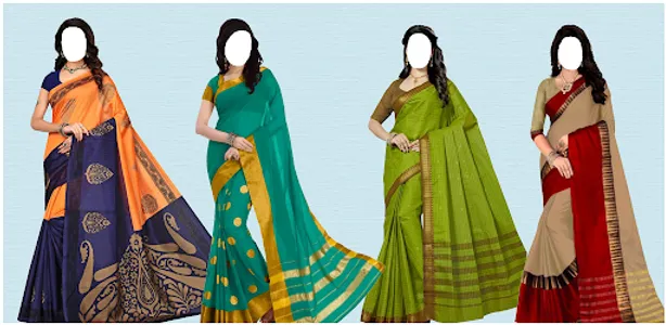 Women Cotton Sarees Photo Suit screenshot 6
