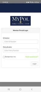 MyPol Member Portal screenshot 1