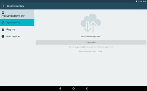 Production Registration screenshot 4
