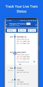 My Rail Yatra Train Status PNR screenshot 2