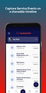 MyRide901 Car Maintenance Log screenshot 1