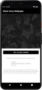 Black Camo Wallpaper screenshot 1