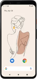 One Line Woman Body Wallpaper screenshot 0
