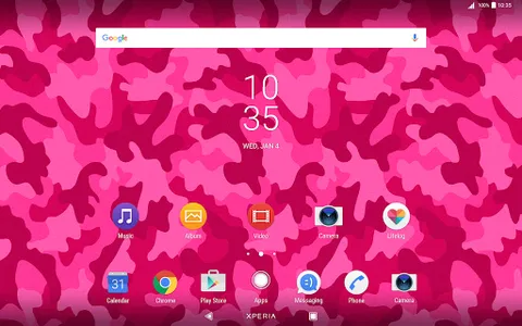 Pink Camo Theme for Xperia™ screenshot 5