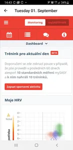 mySASY training screenshot 3