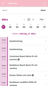myshape womens gym screenshot 2