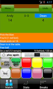 MySnookerStats Snooker Scoring screenshot 0