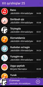 Xit qo'shiqlar 2025 screenshot 0