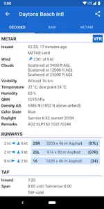 Avia Weather - METAR & TAF screenshot 1