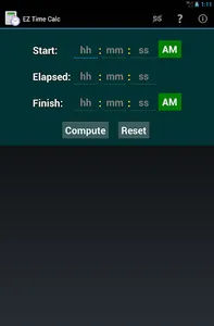 EZ Time Calculator screenshot 5