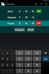 EZ Time Calculator screenshot 7